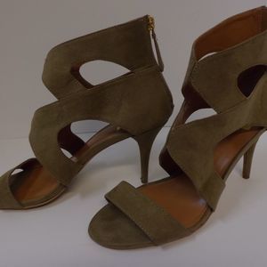 Dolche Vita Ankle-High Kris-Cross Open Toe Heels